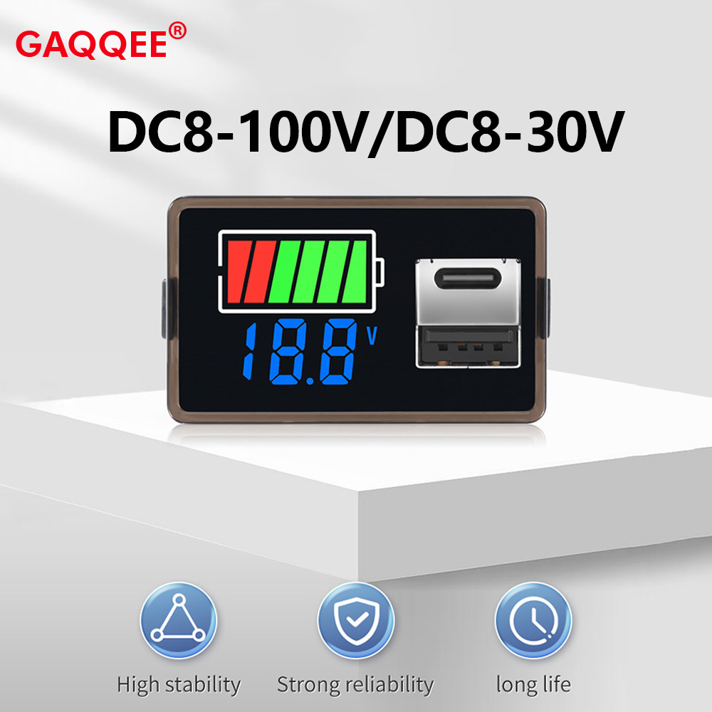 Logic Analyzer Usb - Indicateur de capacité de batterie DC8-30V