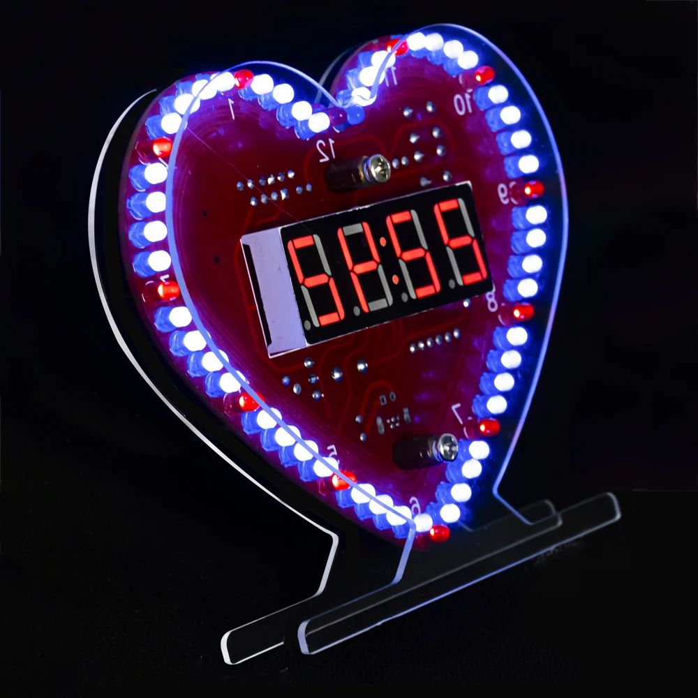 Diy Electronics Project Kit - Kit électronique de bricolage, horloge LED