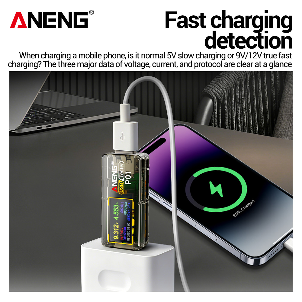ANENG P01 Testeur USB Voltmètr - Logic Analyzer Usb avis et prix